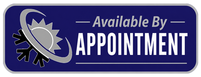 Availably by Appointment badge